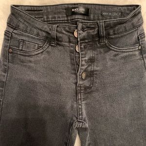 Black Label Distressed Black Jeans